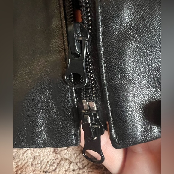 Vera‎ Pelle Vintage Italian Leather Jacket Women’s Size Medium - Picture 9 of 11